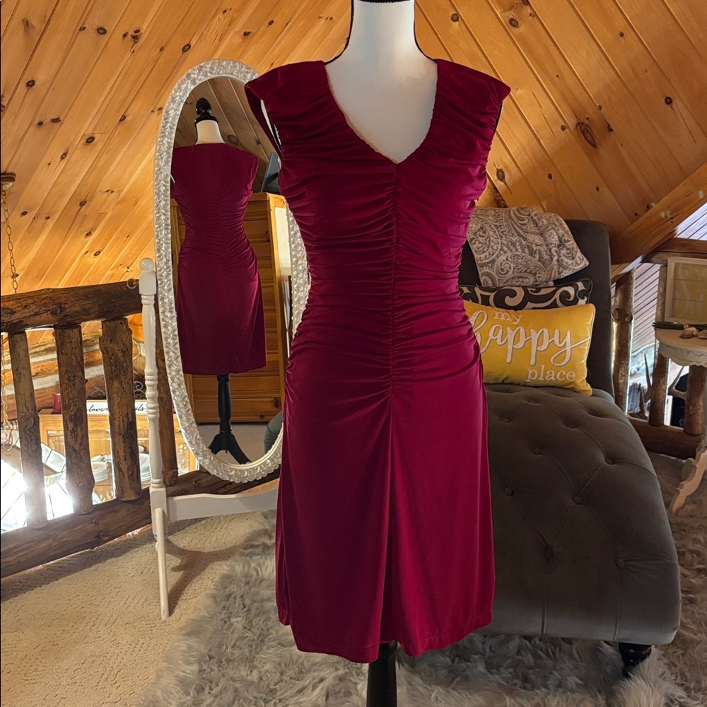 Calvin Klein Raspberry Dress